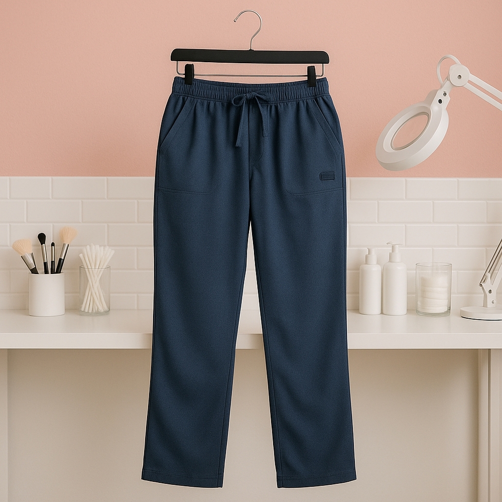 Navy Blue Casual Pants